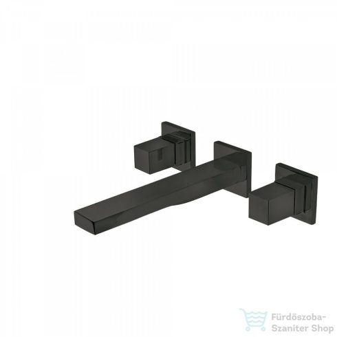TRES- Cuadro Exclusive Fali mosdó csaptelep 180 mm kifolyóval, matt fekete 00815301NM