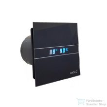   Sapho CATA E-100 GTH BK ventilátor, 4/8W, automatikus, o100mm, fekete (00900602)
