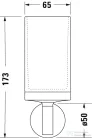 Duravit STARCK T fali pohártartó,matt fekete 0099314600