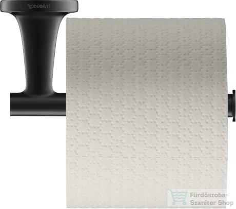 Duravit STARCK T fali wc papír tartó, matt fekete 0099374600