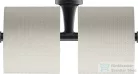 Duravit STARCK T fali dupla wc papír tartó, matt fekete 0099384600