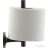 Duravit STARCK T fali pót wc papír tartó, matt fekete 0099394600