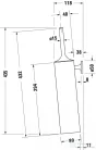 Duravit STARCK 1 fali wc kefe tartó,matt fekete 0099464600