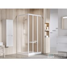   Ravak SUPERNOVA ASDP3+APSS 90x75 cm-es tolóajtós zuhanykabin fix oldalfallal,fehér/grape 00V701R2ZGSET90APSS75