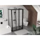 Ravak SUPERNOVA ASDP3+APSS+APSS 90x90 cm-es tolóajtós,3 oldalas zuhanykabin,fekete/transparent 00V703R2Z1SET902XAPSS90