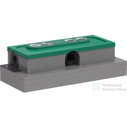   Hansgrohe Ubox Universal alapkészlet lineáris zuhanylefolyóhoz, lapos telepítéshez 01000180