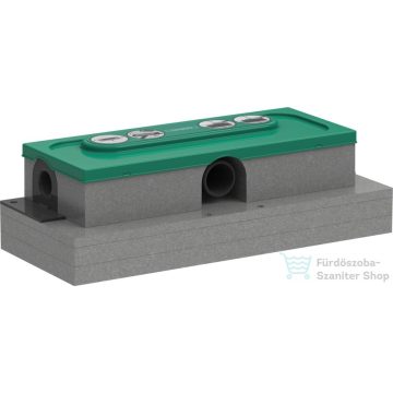   Hansgrohe Ubox Universal alapkészlet lineáris zuhanylefolyóhoz, lapos telepítéshez 01000180