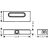   Hansgrohe Ubox Universal alapkészlet lineáris zuhanylefolyóhoz, lapos telepítéshez 01000180