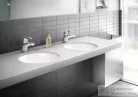 Hansa Hansamix mosdó csaptelep leeresztő nélkül,fix bekötőcsővel,króm 01082183