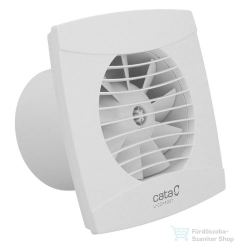 Sapho CATA UC-10 TH fürdőszobai ventilátor, páraérzékelő + utószellőztető, beállítható fordulatszám, 8W, 100mm, fehér (01200200)