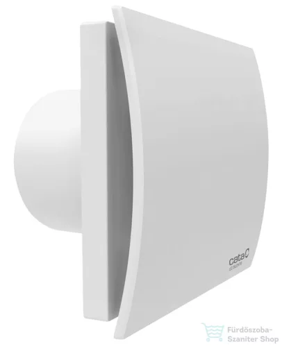 Sapho Cata UC-10 Silentis STD ventilátor dekoratív előlappal, pillangószeleppel, 8W, 100mm, fehér (01220100)