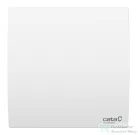 Sapho Cata UC-10 Silentis STD ventilátor dekoratív előlappal, pillangószeleppel, 8W, 100mm, fehér (01220100)