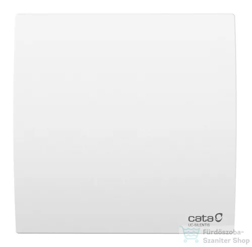Sapho Cata UC-10 Silentis STD ventilátor dekoratív előlappal, pillangószeleppel, 8W, 100mm, fehér (01220100)