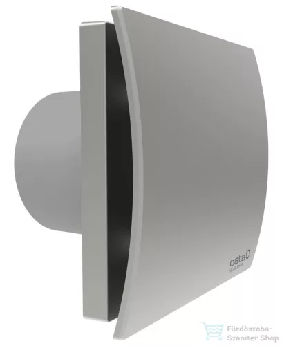 Sapho Cata UC-10 Silentis STD ventilátor dekoratív előlappal, pillangószeleppel, 8W, 100mm, szürke (01221100)