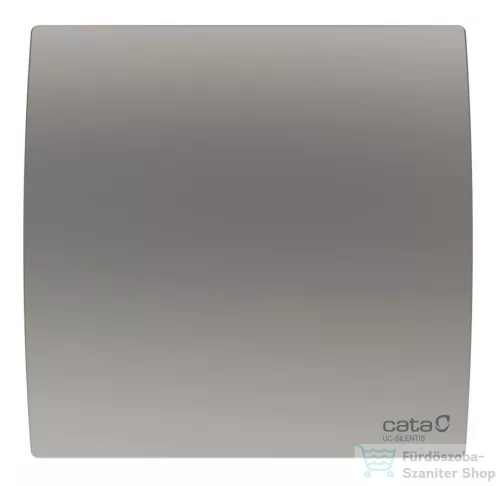 Sapho Cata UC-10 Silentis STD ventilátor dekoratív előlappal, pillangószeleppel, 8W, 100mm, szürke (01221100)