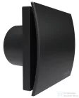 Sapho Cata UC-10 Silentis STD ventilátor dekoratív előlappal, pillangószeleppel, 8W, 100mm, fekete (01222100)