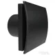 Sapho Cata UC-10 Silentis STD ventilátor dekoratív előlappal, pillangószeleppel, 8W, 100mm, fekete (01222100)