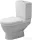Duravit STARCK 3 alsó kifolyású monoblokkos wc Wondergliss bevonattal,01260100001