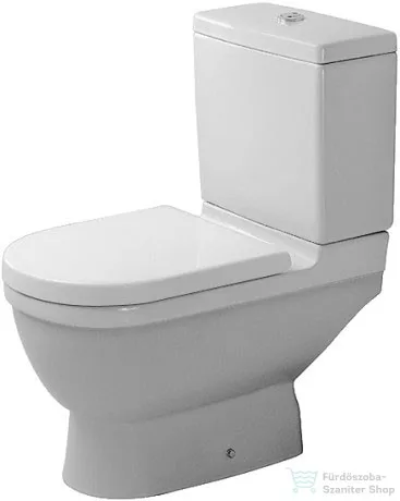 Duravit STARCK 3 alsó kifolyású monoblokkos wc Wondergliss bevonattal,01260100001