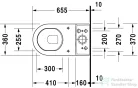 Duravit STARCK 3 alsó kifolyású monoblokkos wc,0126010000