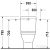 Duravit STARCK 3 alsó kifolyású monoblokkos wc,0126010000