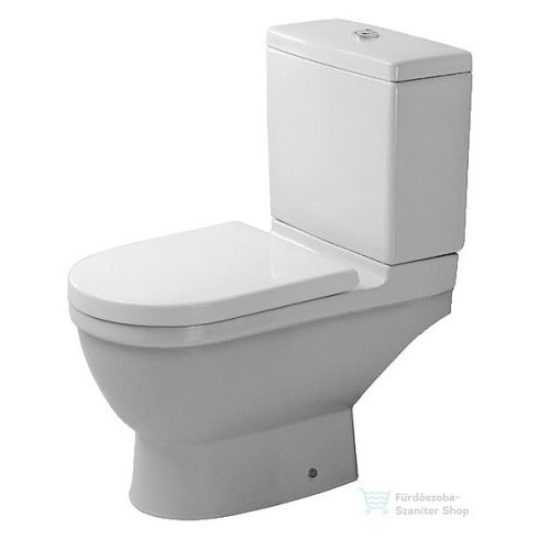 Duravit STARCK 3 hátsó kifolyású monoblokkos wc HygieneGlaze mázzal,0126092000