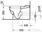 Duravit STARCK 3 vario kifolyású monoblokkos wc HygieneGlaze mázzal,4,5 L,0128092064