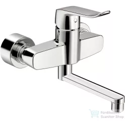   Hansa Hansaclinica orvosi mosdó csaptelep 15 cm-es kifolyóval,leeresztő nélkül,króm 01516283