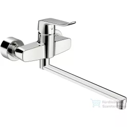   Hansa Hansaclinica orvosi mosdó csaptelep 30 cm-es kifolyóval,leeresztő nélkül,króm 01546283