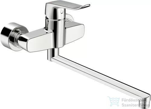 Hansa Hansaclinica orvosi mosdó csaptelep 30 cm-es kifolyóval,leeresztő nélkül,króm 01546283