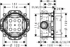 Hansgrohe AXOR iBox universal alaptest 01700180
