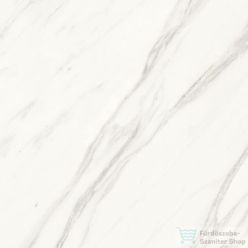 TAU Saffire White glossy 75x75 padlólap 