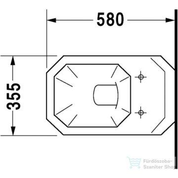 Duravit 1930 Series fali wc 0182090000 ( 018209 )