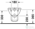 Duravit 1930 Series fali wc 0182090000 ( 018209 )