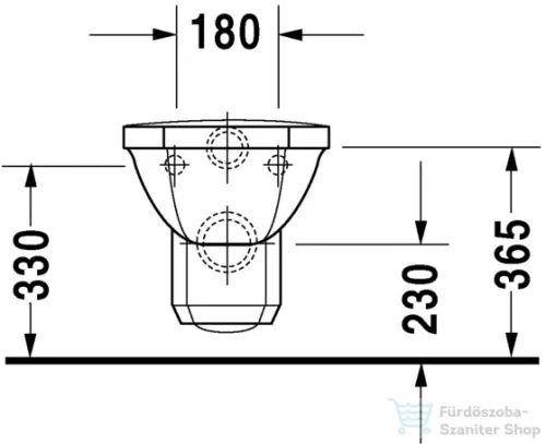 Duravit 1930 Series fali wc 0182090000 ( 018209 )