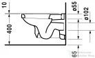 Duravit 1930 Series fali wc 0182090000 ( 018209 )