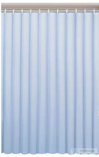 AQUALINE PVC zuhanyfüggöny, 180x200 cm, kék (0201004 M)