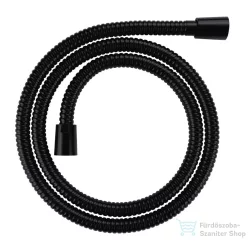 Omnires 125 cm-es zuhanycső, selyemfényű fekete 022-XBL
