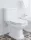 Duravit 1930 Series kombi wc, alsó kifolyással 02270100001 Wondergliss bevonattal,02270100001