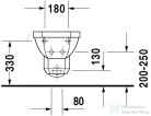 Duravit 1930 Series fali bidé 0266100000 ( 026610 )