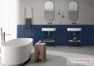 TAU Maiolica Royalblue glossy 7,5x30 fali csempe
