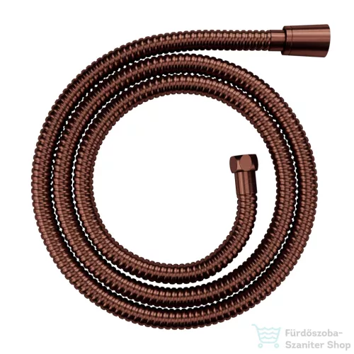Omnires 150 cm-es, zuhanycső, sárgaréz csatlakozással, szálcsiszolt antik réz 029ORB