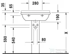Duravit Starck 3 60x45 cm mosdó 0300600000 ( 030060 )