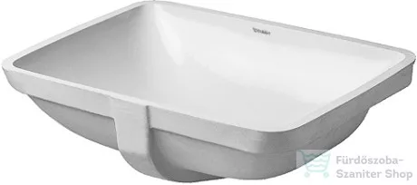 Duravit Starck 3 49x36,5 alulról beépíthető mosdó 0305490000 ( 030549 )