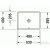 Duravit Starck 3 49x36,5 alulról beépíthető mosdó 0305490000 ( 030549 )