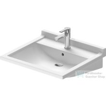   Duravit STARCK3 60x54,5 cm-es fali mosdó mozgássérülteknek,0309600000