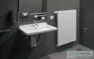 Duravit STARCK3 60x54,5 cm-es fali mosdó mozgássérülteknek Wondergliss bevonattal,03096000001
