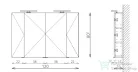 TBoss Mirror Box Recta 120 tükrös szekrény LED világítással 0312316100172402000