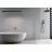 TAU Cosmopolita Wall Silver Matt 33,3x100 fali csempe