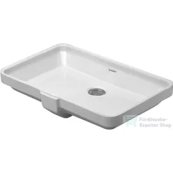   Duravit 2nd floor 52,5x35 alulról beépíthető mosdó 0316530000 ( 031653 )